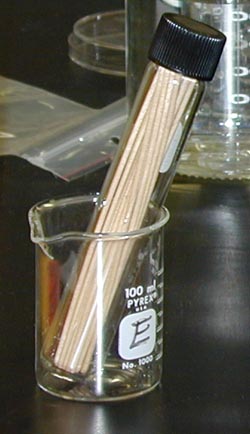 Wooden applicator sticks