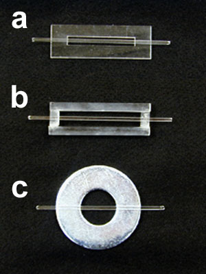 Figure 5. Three types of bases for flow cell construction